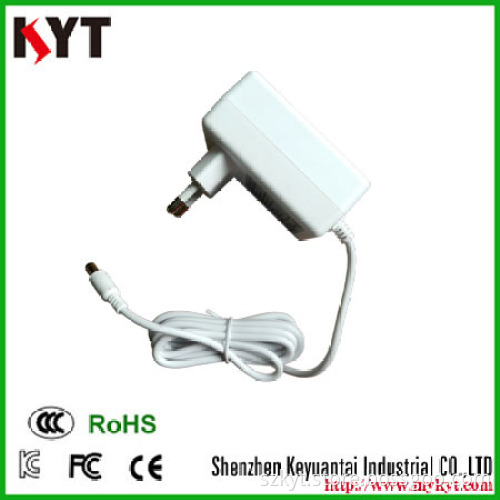 12v 3A ac/dc power adaptor with EU US AUS UK plug fixed wallmount adapter